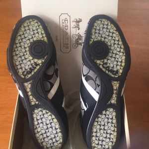 Women's Coach monogramed Tennis Shoes